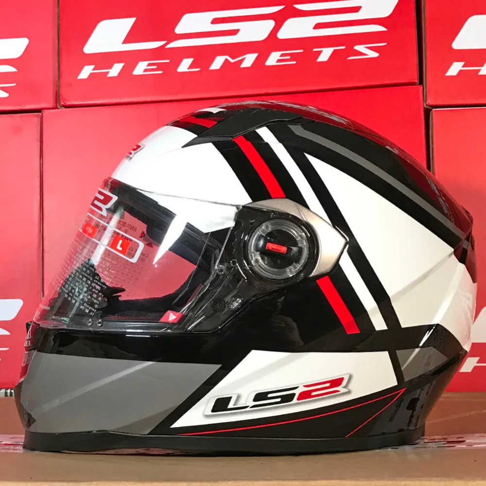 LS2 FF358 мотоциклетный шлем с полным лицевым покрытием для мужчин гоночный |