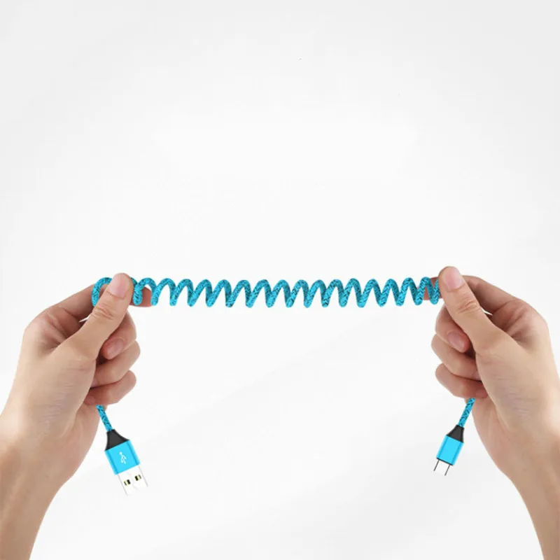 Новый весенний зарядный кабель Тип C 8Pin Micro USB для xiaomi Huawei Samsung кабели быстрой