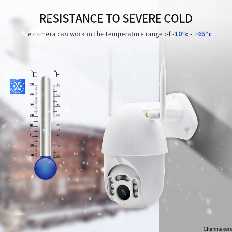 

For Home/OfficPTZ IP Camera 2MP Wireless CamCloud Storage Motion Voice utdoor AI Human /Pet Security Camera Surveillance System