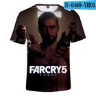 Детская футболка с принтом Far Cry 5 для мужчин и женщин, смешная футболка в стиле Харадзюку с принтом 3D, дышащие майки, лето