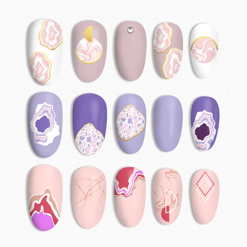 Прямоугольные пластины BORN PRETTY для стемпинга ногтей из нержавеющей стали