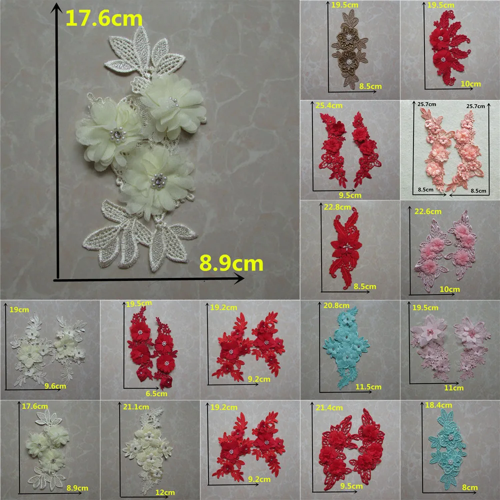 Вышитый цветочный узор на шею кружевной воротник сделай сам кружевное украшение
