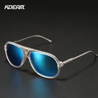 Мужские Солнцезащитные очки-авиаторы KDEAM, классические поляризационные зеркальные солнечные очки-авиаторы с защитой UV400, солнцезащитные очки для вождения с бесплатной коробкой