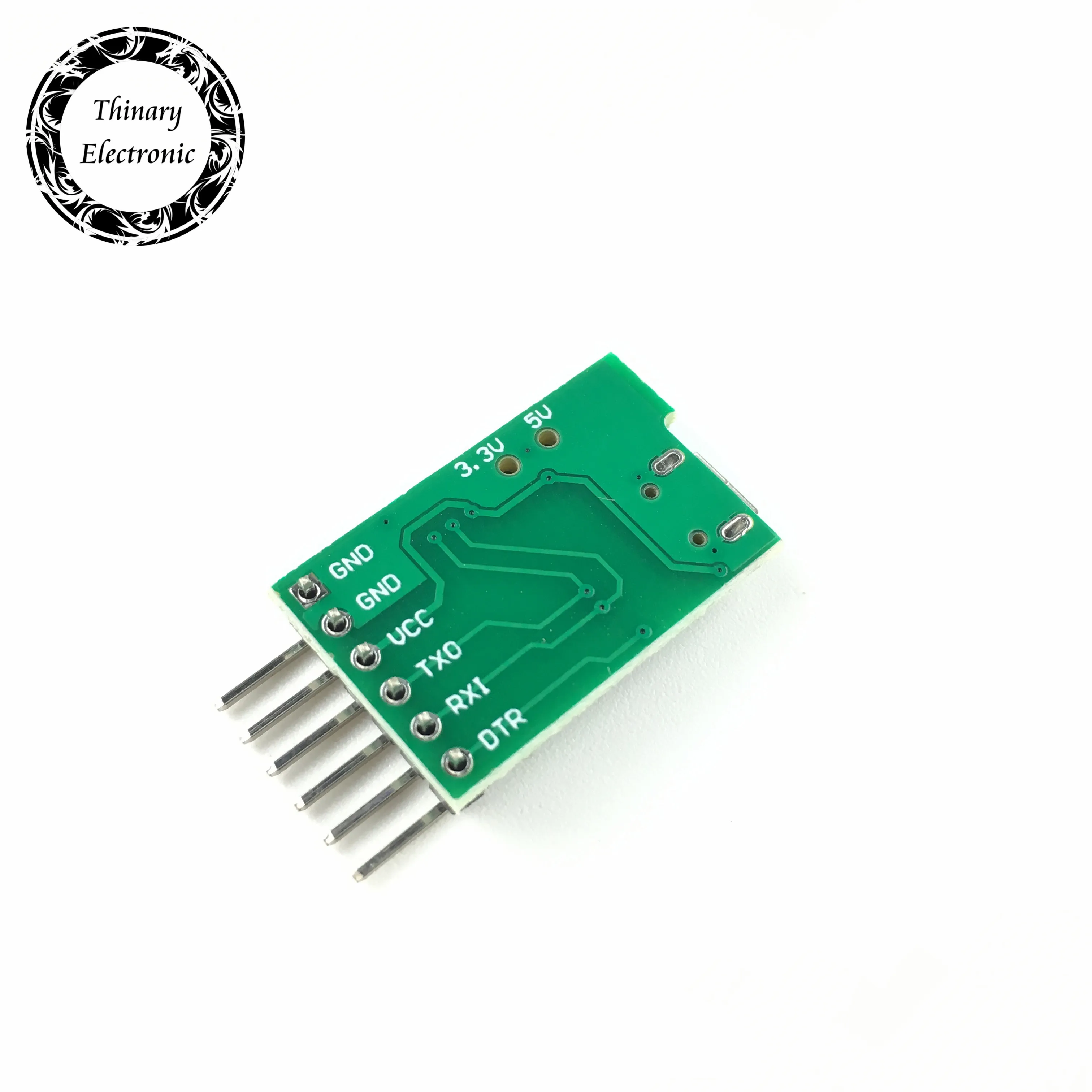 Thinary Electronic 5 шт. преобразователь USB в TTL модуль Micro UART CH340G CH340 3 В переключатель для