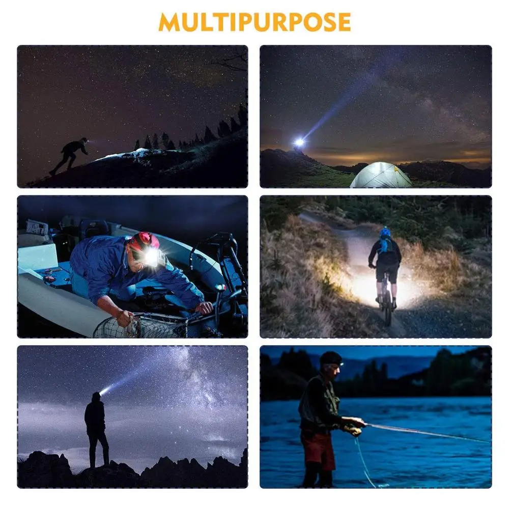 4000 лм 8 режимов освещения 6светодиодный светодиодсветодиодный фары