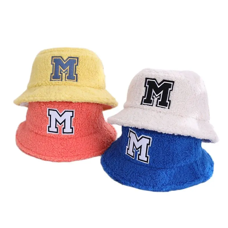 

Панама Doitbest для мальчиков и девочек, зимняя теплая шапка с Вышивкой Букв м, для детей 1-4 лет