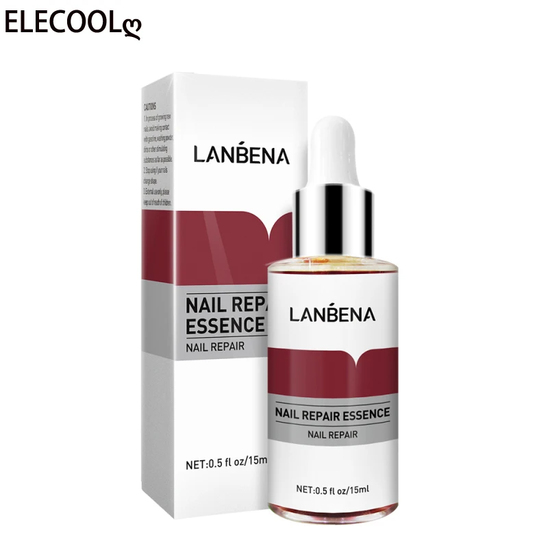 

ELECOOL Nail Repair Serum Anti Fungal Nail Cure Remove Onychomycosis Nourishing Brighten Hand Foot Toes Nail Care With Knife