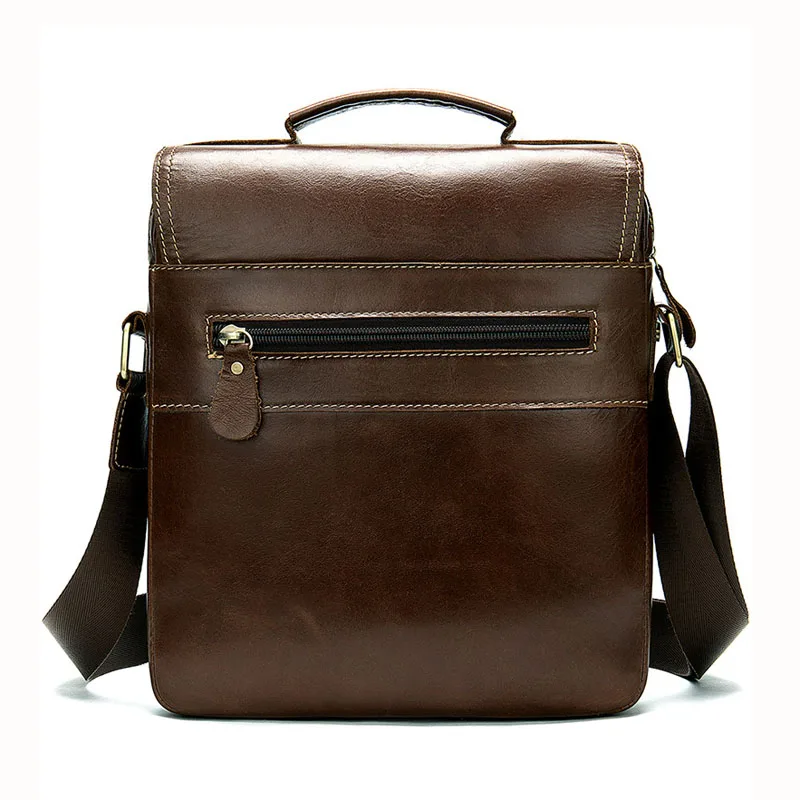 BOLEKE Leather Mens Shoulder Bags Vintage Men Messenger Crossbody Small Men's Bag Handbag For | Багаж и сумки
