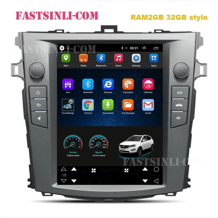 Автомобильный мультимедийный плеер на Android для TOYOTA COROLLA radio 2007 2013 с GPS