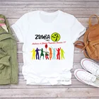 Лидер продаж 2021, футболки с принтом танцовщицы радуги, женская футболка с графическим принтом, женская футболка в стиле Харадзюку, женская футболка в стиле хип-хоп, уличные Топы