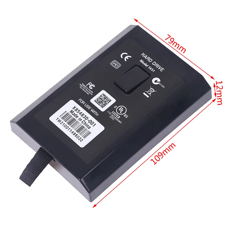 Для xbox 360 Slim Внутренний жесткий диск чехол для жесткого диска черный - купить по