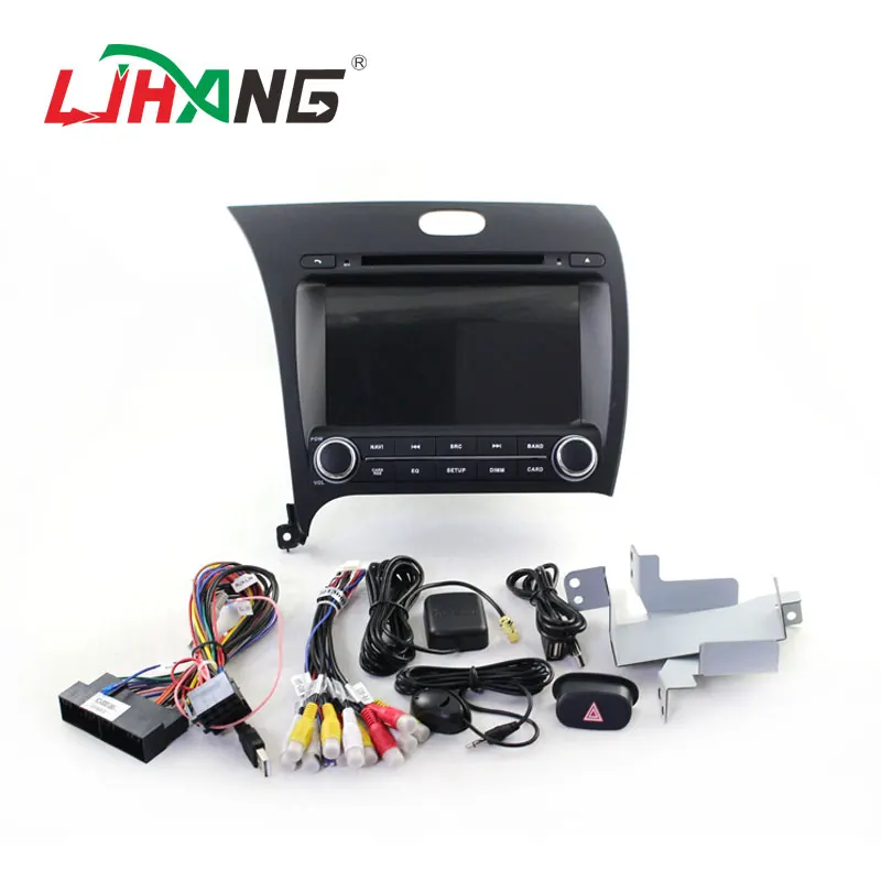 Автомобильный DVD плеер LJHANG 8 дюймов Android 10 для Kia CERATO K3 FORTE 2013 2014 2015 2016 Wi Fi