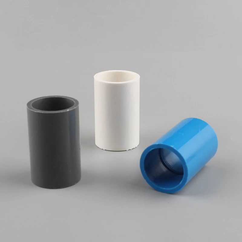 

5pcs 20mm Straight PVC Pipe Connector Garden Water Connectors Water Pipe Connector For Garden Irrigation Agriculture Accessories