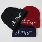 Лидер продаж, вязаная шапка с вышивкой LIL PEEP, шапочки Love для мужчин и женщин, Теплые Зимние Лыжные шапки унисекс в стиле хип-хоп, черные и красные шапки