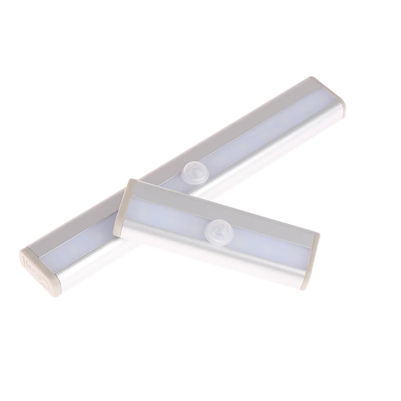 

6/10 LEDs 98mm 190mm Human Body Induction For Home Bed Wall LampLED Night Light