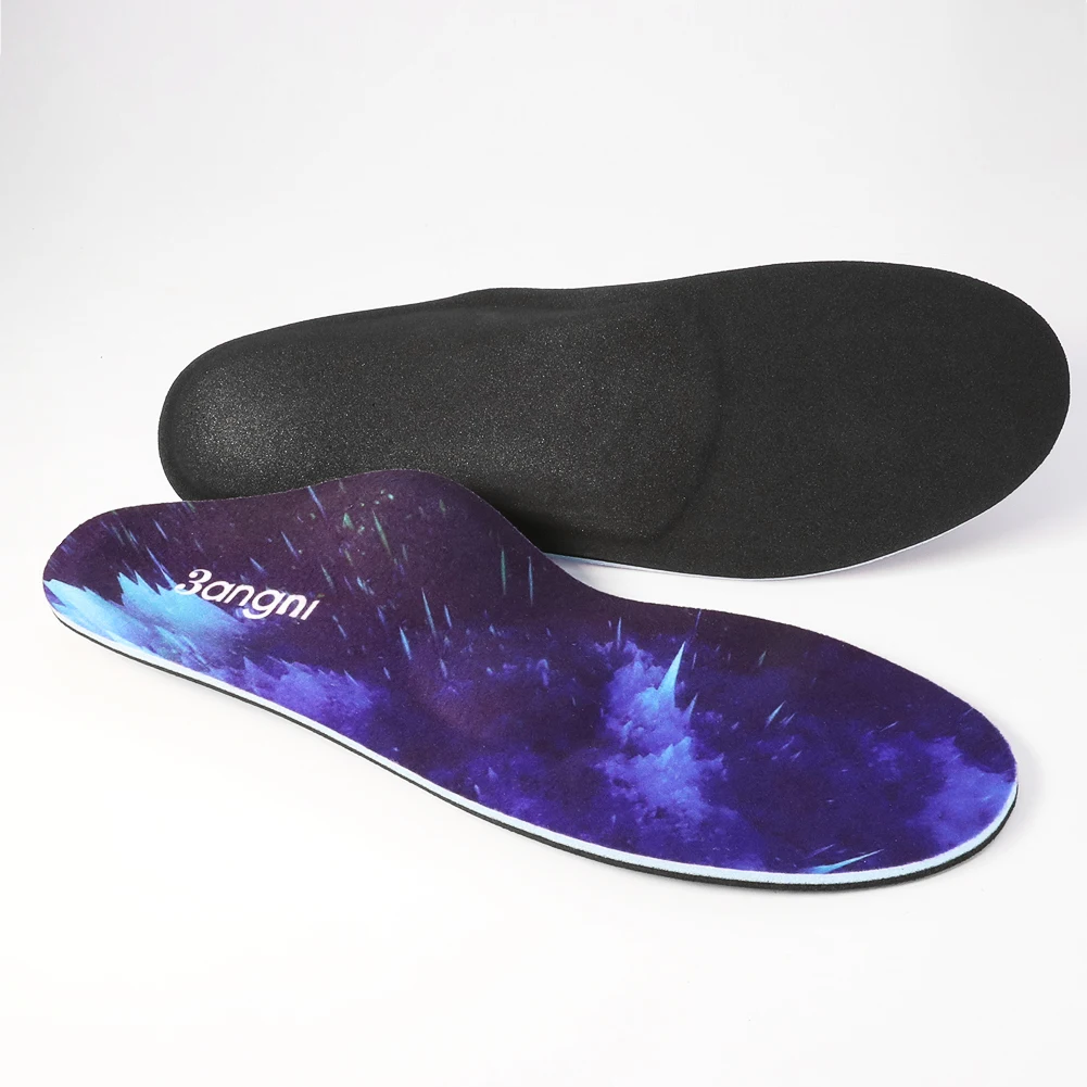 BANGNI Orthopedic Insoles for Severe Moderate Flat Feet Orthotic Arch Support Heel Pain Plantar Fasciitis Shoes Pad Men Women