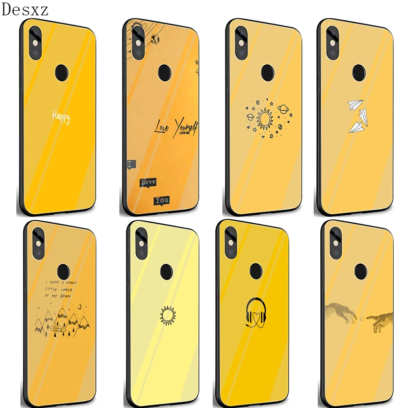 Стеклянный чехол Desxz Dumbo для Xiaomi MI 8 9 Lite A1 A2 Redmi Note 5 6 7 Pro 6A 4X 5X 6X Pocophone F1 | Мобильные