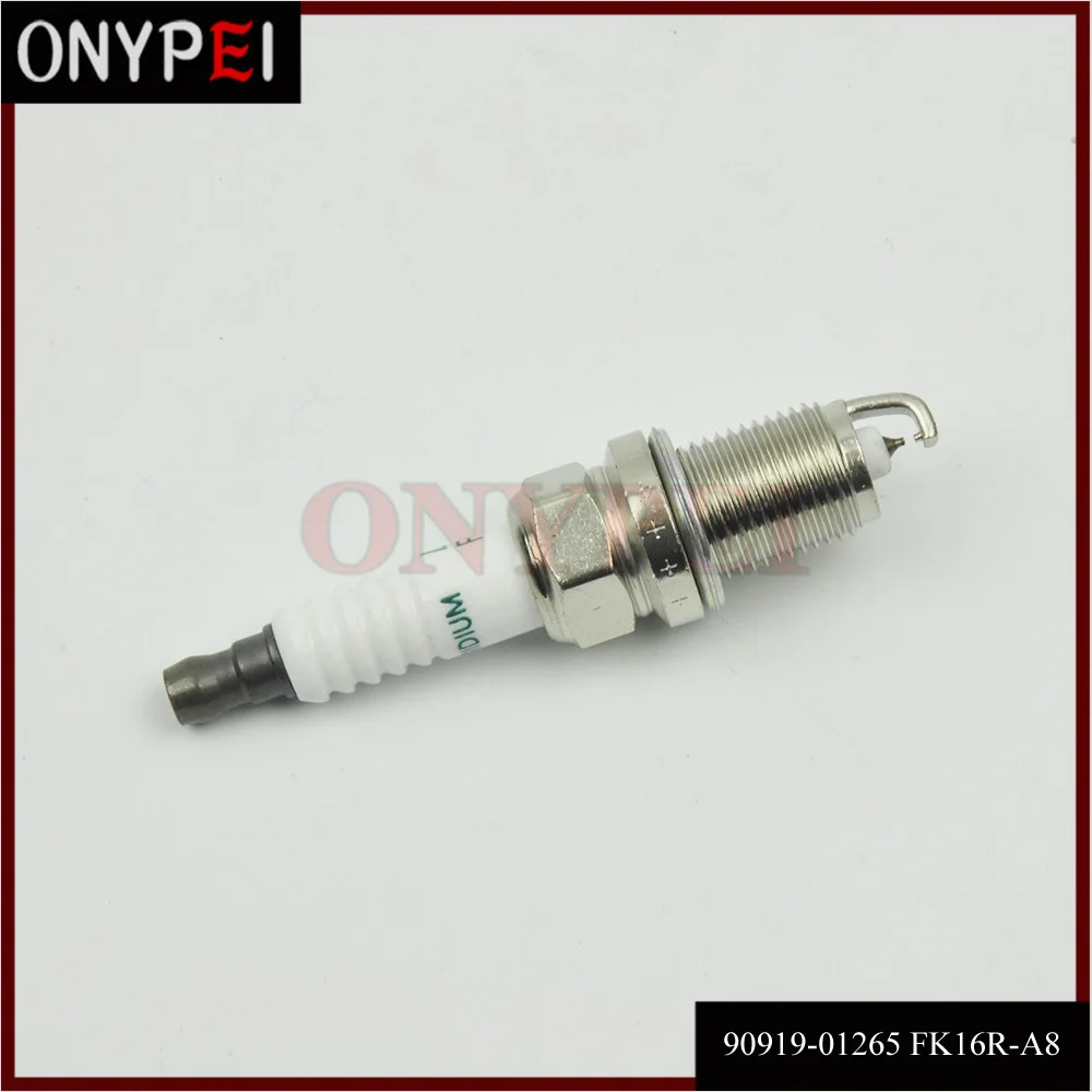 4 шт. 90919 01265 FK16R A8 3485 двойной иридиевая Свеча зажигания для Toyota Prius C 1.5L от 12 до 19 лет