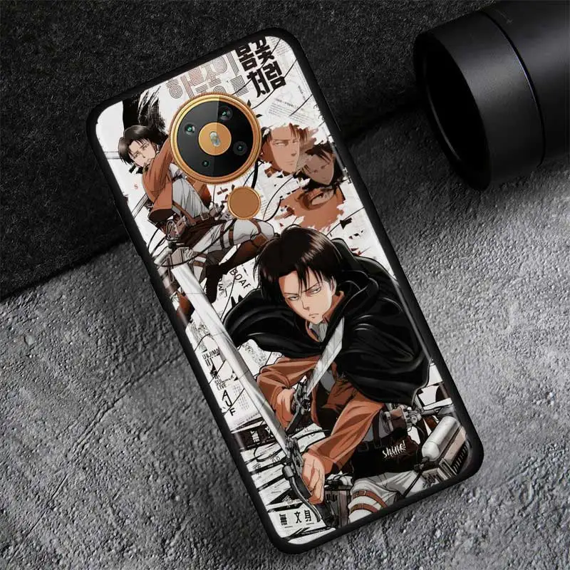 

Phone Case for Nokia 2.2 2.3 3.2 4.2 6.2 1.3 5.3 8.3 5G Fundas for 2.4 3.4 C3 C5 C2 Soft Back Cover Coque Anime Attack On Titan