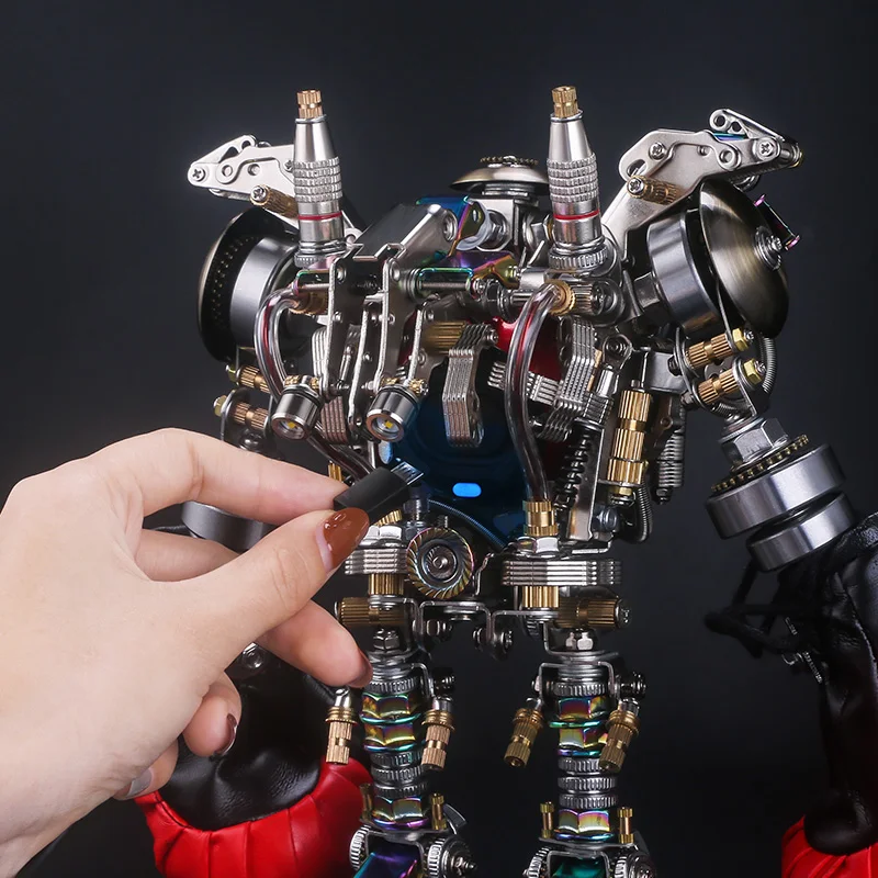 

NEW Action Figure Model Toy Destroy The Metal Assembly Speaker Boxer Tide Play Hand To Do Creative Assembled Building Block Toys