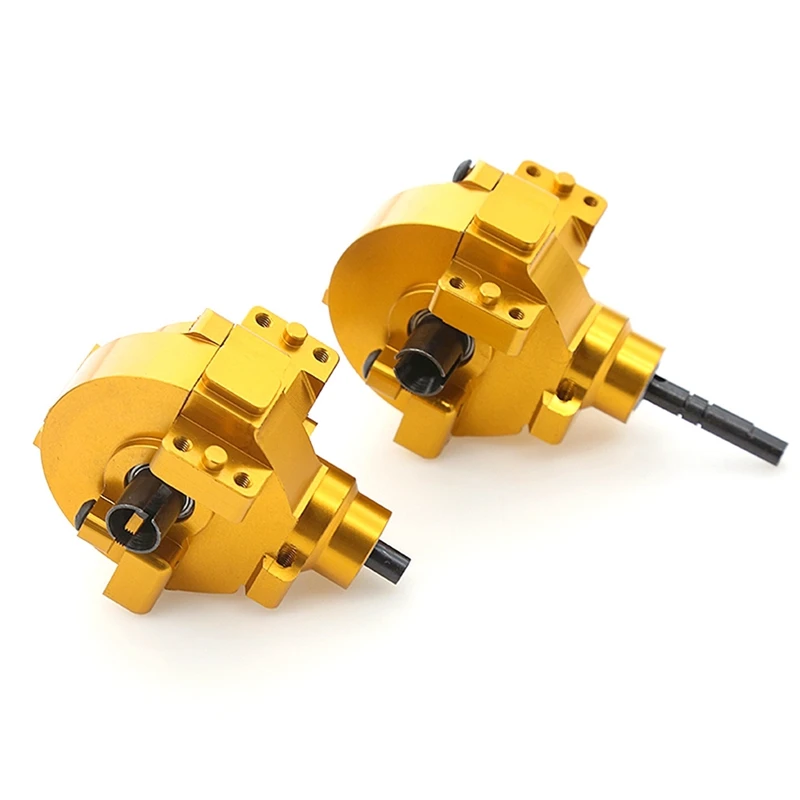

Metal Front and Rear Gear Box Gearbox Assembly with Differential Gear for 1/10 HSP 94123 94103 94107 94111 RC Car
