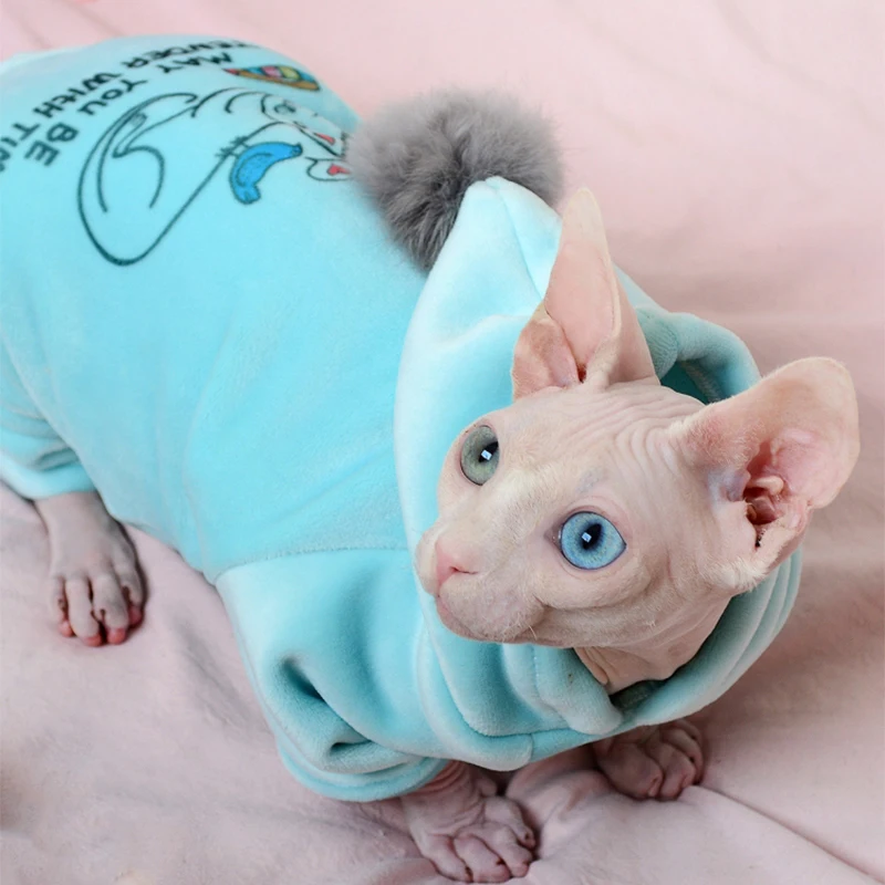 Зимняя одежда для собак Сфинкс Девен кошек без волос зимняя теплая домашних