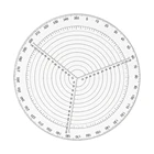 Прозрачный акриловый круглый центробежный компас, Круглый резак для токарных станков по дереву