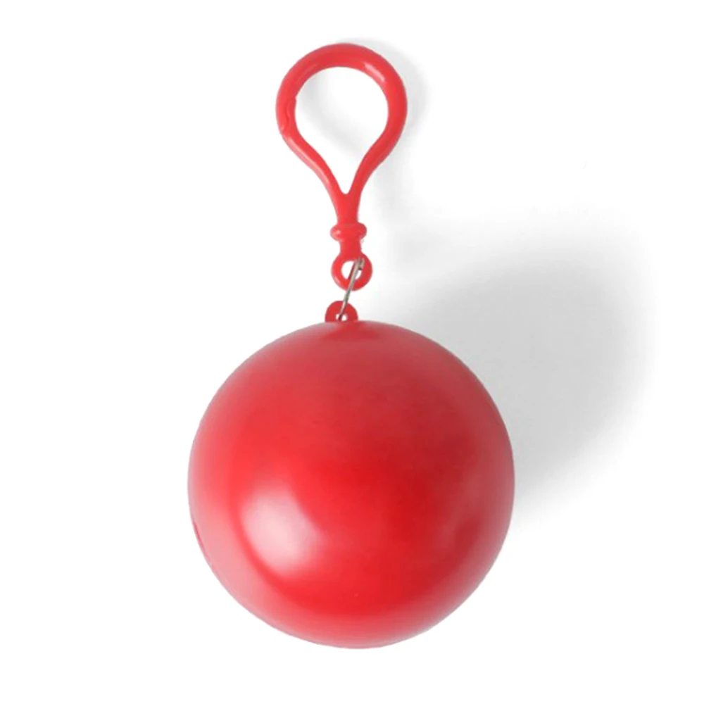 2 шт Открытый переносной плащ мяч пластиковый дождевик одноразовая