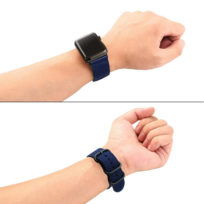 Нейлоновый ремешок для часов Apple Watch IWatch 1 2 3 38 мм/42 мм 4|Ремешки часов| |