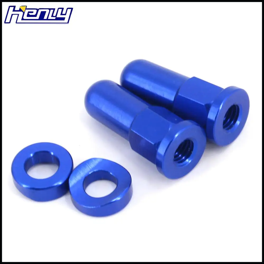 CNC синий заготовки замок обода крышки шайбы для YAMAHA YZ125 YZ250 YZ250F YZ450F WR250F WR450F