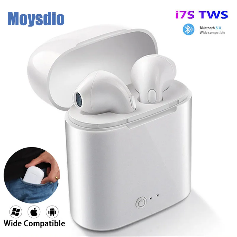 I7s Tws беспроводные наушники Bluetooth 5 0 мини с микрофоном зарядная коробка Спортивная