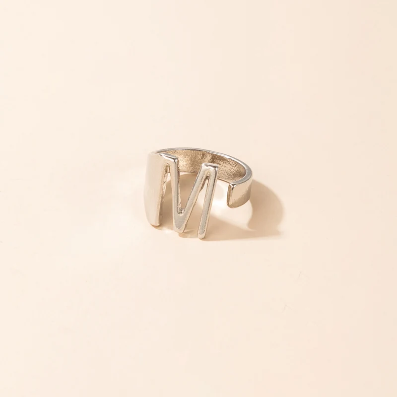 docona Bohemia Letters Open Rings for Women Geometric Metal Alloy Adjustable Finger Ring Female Party Jewelry Kольца 17853 |