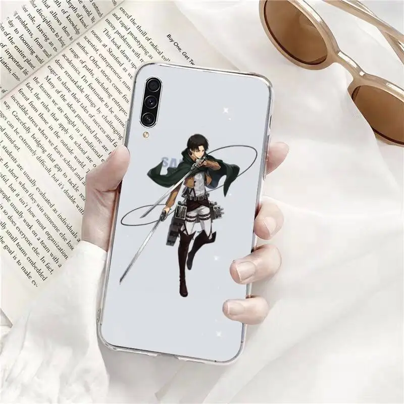 

Attack on titan Phone Case Transparent For Samsung Galaxy A71 A21s S8 S9 S10 plus note 20 ultra