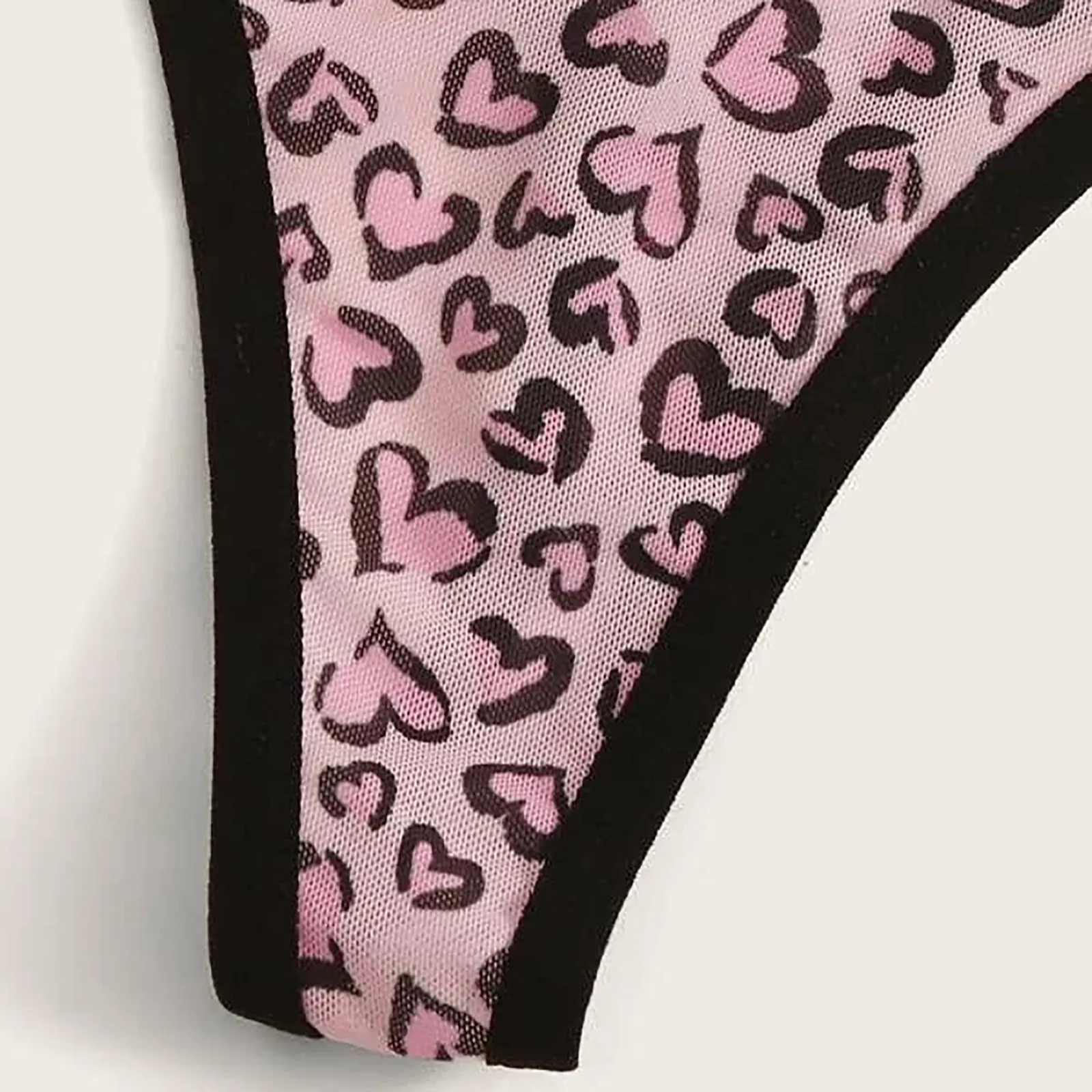 

Bra Panty Set Women Lace Wire Free Underwear Set Sexy Lingerie Leopard Printing Seamless Women's Underwear Temptation Bra Sets