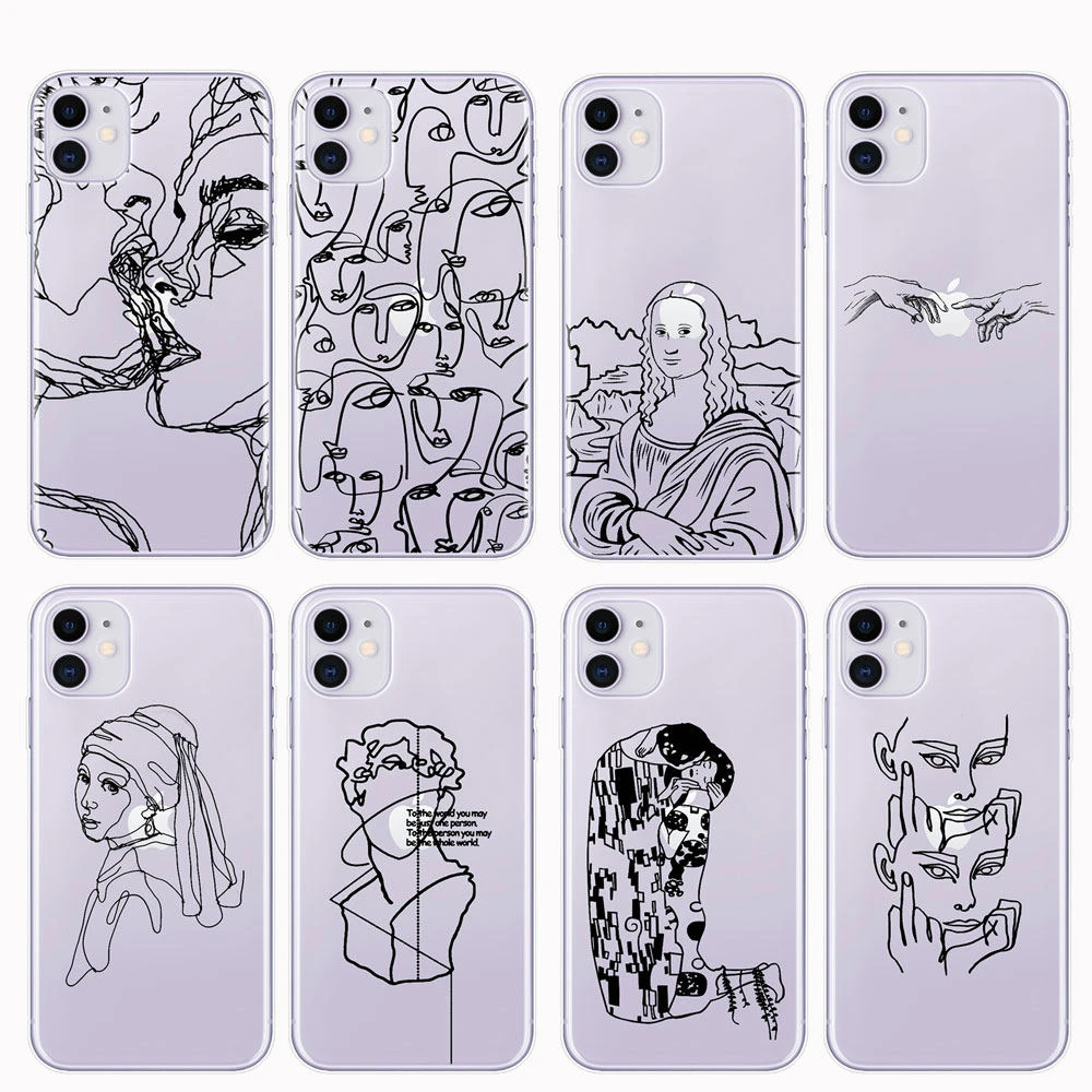 Забавные уход за кожей лица Абстрактная живопись для мобильного телефона с