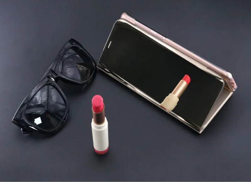 Роскошный зеркальный флип-чехол для телефона iphone 7 8 X XS XR 11 прозрачный Max 5 5S SE 6 6S Plus