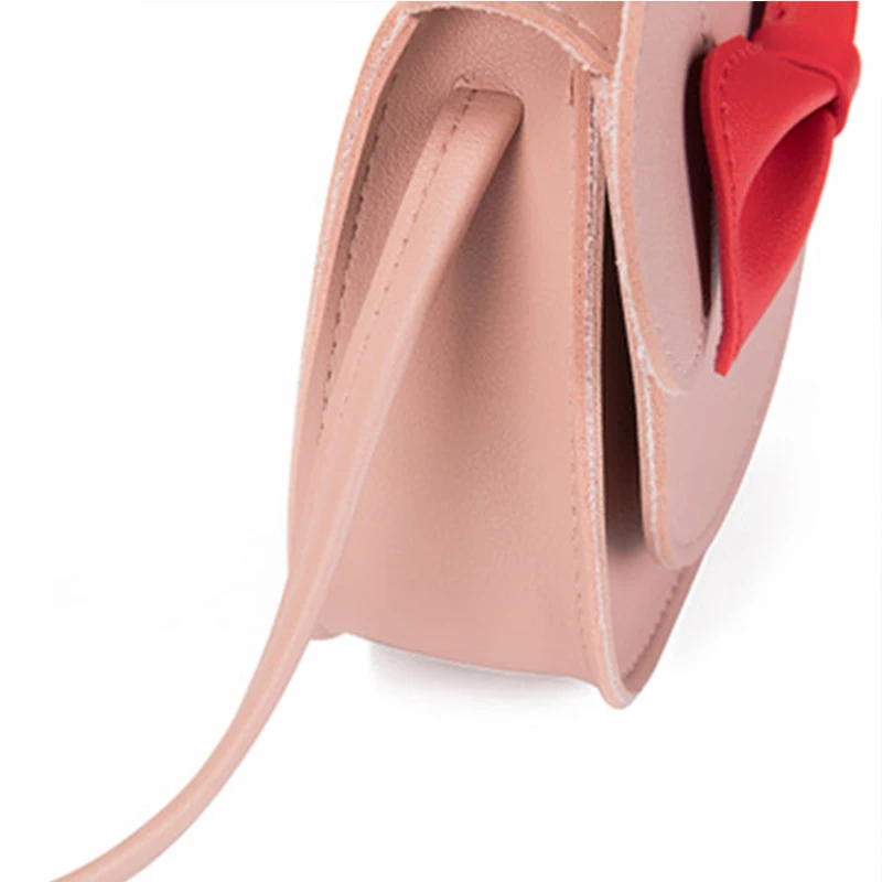 Bokinslon/Милая мини-сумка с бантом для девочек простая модная детская сумка из