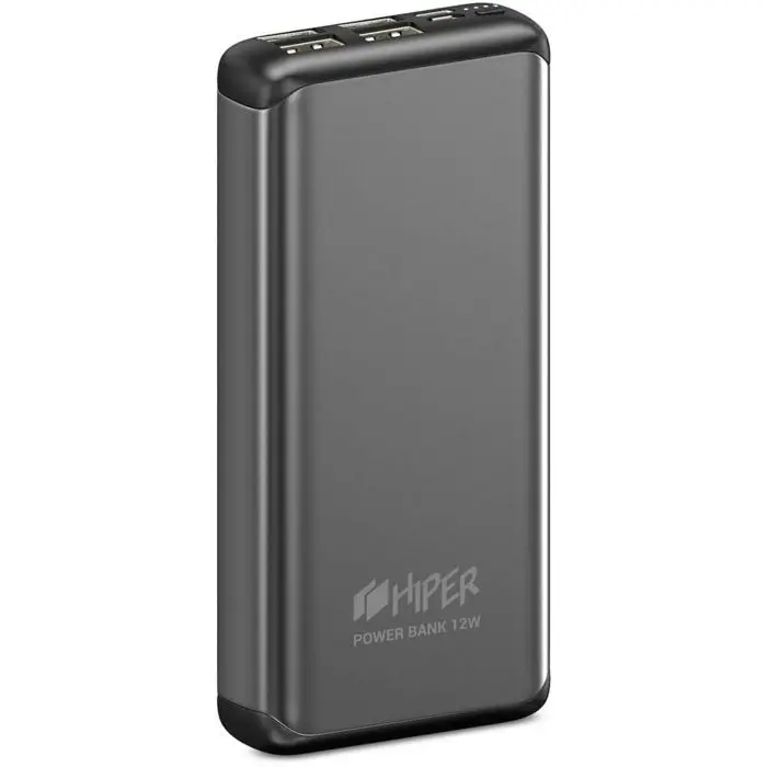 Аккумулятор внешний универсальный HIPER MS20000 Li Pol 20000 mAh Aluminum 3A+2.4A 4xUSB 1xType C