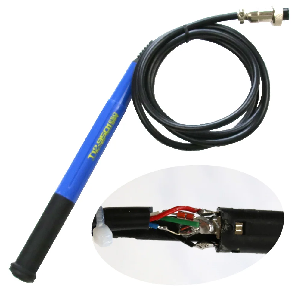 QUECOO 5pin T12-M8 9501 907 P9 ручка 1 м для STM32 T12-955/958 паяльник цифровой электрический