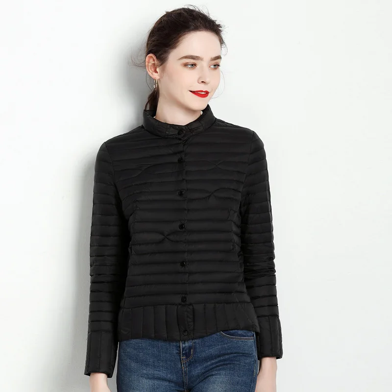 Женская зимняя короткая куртка ульсветильник Кая пуховая женское портативное