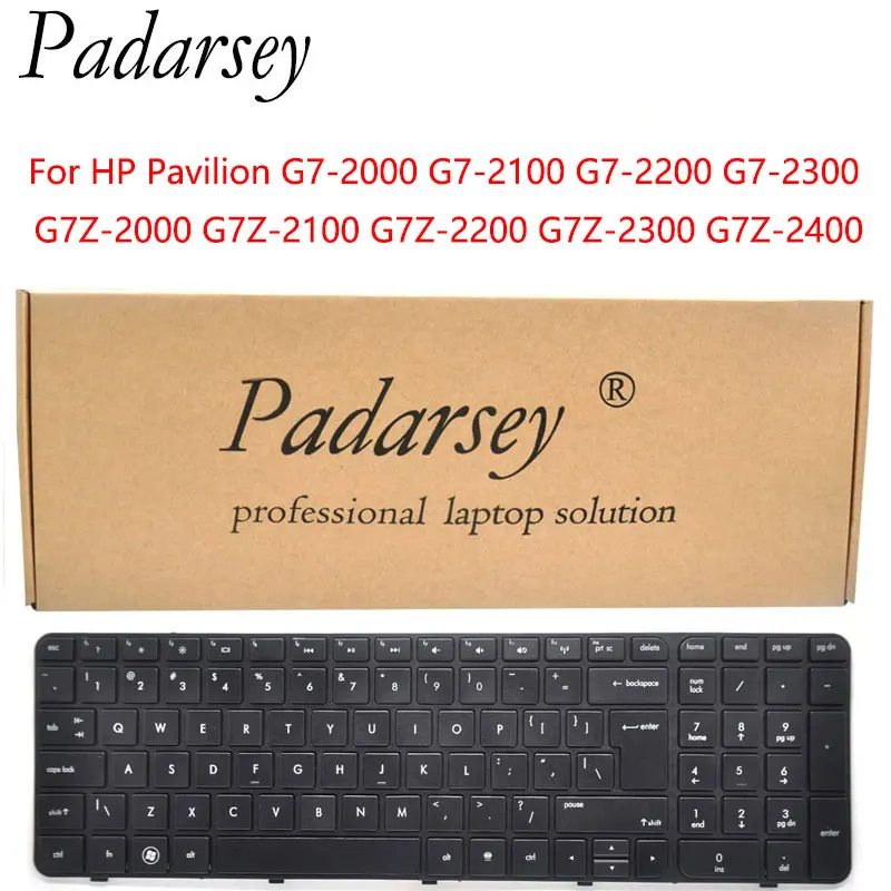 

Padarsey Replacement Keyboard for HP Pavilion G7-2000 G7-2100 G7-2200 G7-2300 G7Z-2000 G7Z-2100 G7Z-2200 G7Z-2300 G7Z-2400