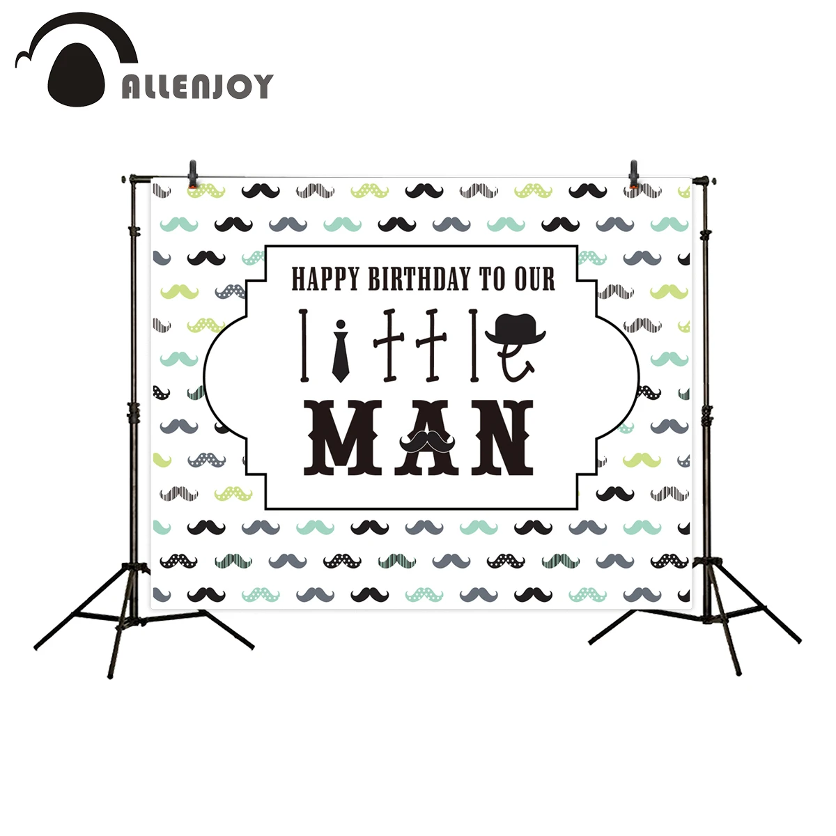 Allenjoy маленький человек тема фотосессия красочные точки полосы галстук-бабоча и