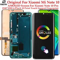 original amoled display for xiaomi mi note 10 lcd display touch screen digitizer assembly lcd for xiaomi mi note 10 pro screen