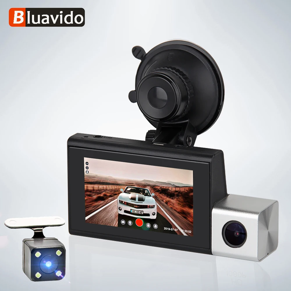 Bluavido 3g WCDMA Двойная камера Автомобильный видеорегистратор gps FHD 1080P Авто видео рекордер WiFi Dashcam registratrar ночного видения удаленный монитор