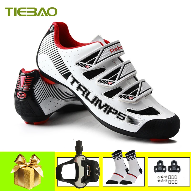 Tiebao Pro обувь для велоспорта Sapatilha Ciclismo SPD SL самоблокирующиеся дышащие кроссовки