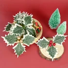 Искусственные растения, золотые розы, ягоды, искусственные цветы, фрукты с тычинками, вишневый жемчуг, Свадебная подарочная коробка сделай сам, декоративные венки, Рождественская гирлянда