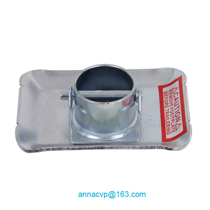 Removabl 2 &quotкруглая ножка Трейлер Джек ножная пластина с штифтом для рамы