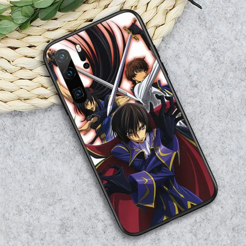 

Code Geass Japan anime Phone Case For Huawei honor Mate P 10 20 30 40 i 9 8 pro x Lite smart 2019 nova 5t