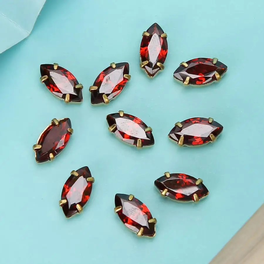 20 шт. стразы из циркония золотые когти швейные сделай сам аксессуары для одежды