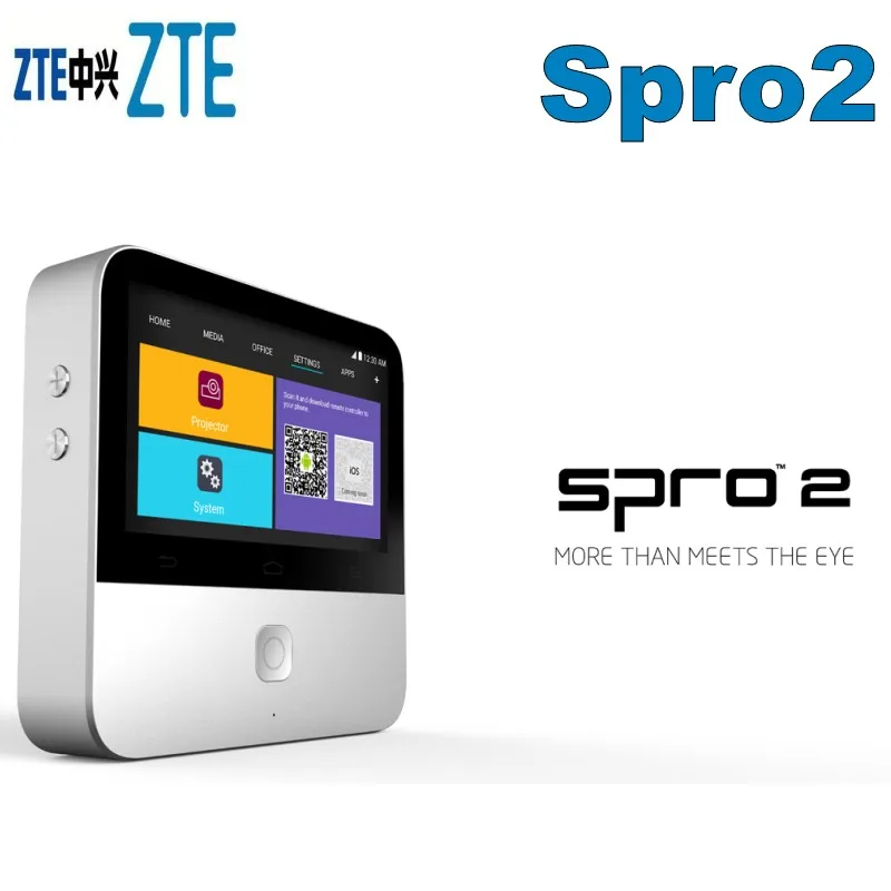 100 шт. zte Spro 2 Smart Android мини-проектор и точка доступа